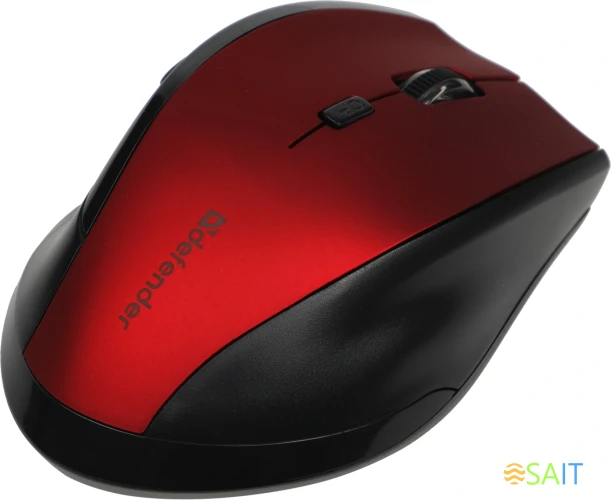 Мышь Defender Accura MM-365 красный оптическая 1600dpi беспров. USB 5but (52367)