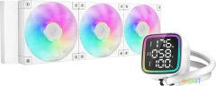 Система водяного охлаждения Deepcool LD360 ARGB Soc-AM5/AM4/1200/1700/1851 белый 4-pin 38.71dB Al LCD 1786gr Ret (R-LD360-WHDMMN-G-1)