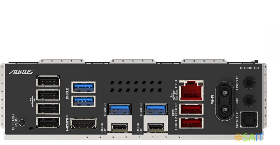 Материнская плата Gigabyte X870E A ELITE WIFI7 SocketAM5 AMD X870E 4xDDR5 ATX AC`97 8ch(7.1) 2.5Gg RAID+HDMI