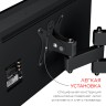 Кронштейн для телевизора Holder LCDS-5039 металлик 10"-26" макс.25кг настенный поворот и наклон