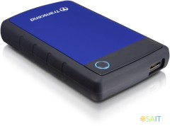 Жесткий диск Transcend USB 3.0 1Tb TS1TSJ25H3B StoreJet 25H3 (5400rpm) 2.5" синий