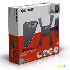 Кронштейн для телевизора Holder LCDS-5020 белый 22"-42" макс.30кг настенный поворот и наклон