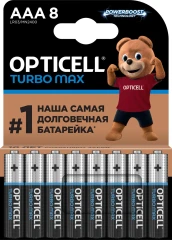 Батарея Opticell Turbo MAX LR03 AAA (8шт) блистер
