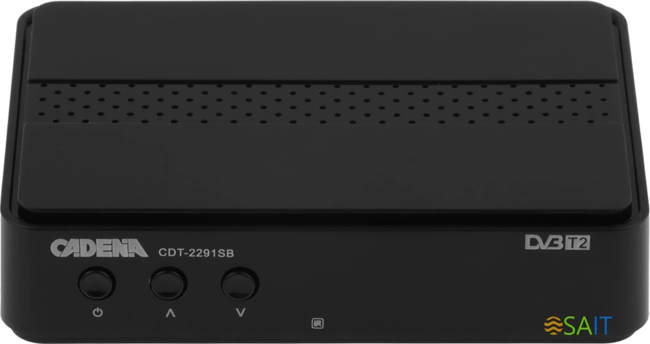 Ресивер DVB-T2 Cadena CDT-2291SB черный
