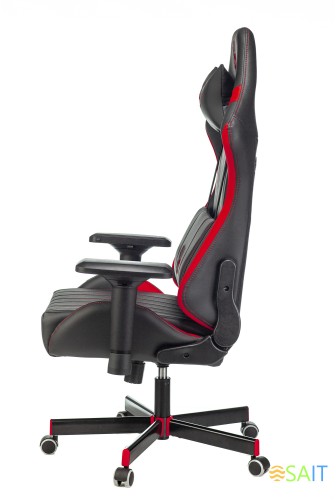 Кресло игровое A4Tech Bloody GC-990 черный/красный эко.кожа крестов. металл