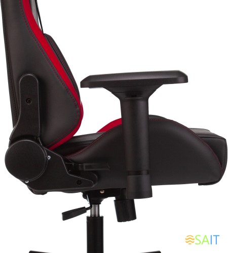 Кресло игровое A4Tech Bloody GC-990 черный/красный эко.кожа крестов. металл