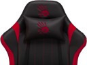 Кресло игровое A4Tech Bloody GC-990 черный/красный эко.кожа крестов. металл