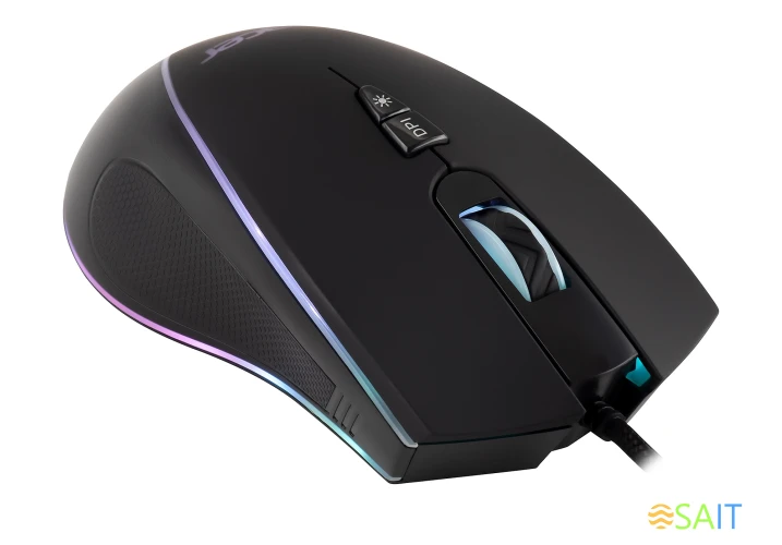 Мышь Acer OMW131 черный оптическая 6000dpi USB 6but (ZL.MCEEE.015)