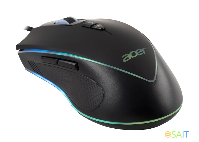 Мышь Acer OMW131 черный оптическая 6000dpi USB 6but (ZL.MCEEE.015)