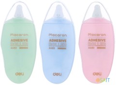 Клеющий роллер Deli EA49201 прозрачный блистер 6мм x 8м Macaron