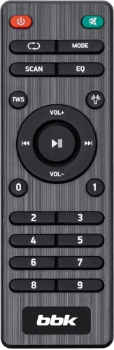 Минисистема BBK BTA6030 черный 30Вт FM USB BT micro SD