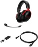 Наушники с микрофоном HyperX Cloud III черный/красный мониторные Radio оголовье (77Z46AA)
