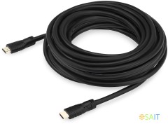 Кабель аудио-видео Buro HDMI 2.0 HDMI (m)/HDMI (m) 20м. позолоч.конт. черный (BHP HDMI 2.0-20)