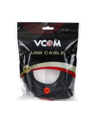 Кабель-адаптер VCOM USB 2.0 Type-AM - USB 2.0 Type-AF 5м