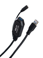 Кабель-адаптер VCOM USB 2.0 Type-AM - USB 2.0 Type-AF 5м