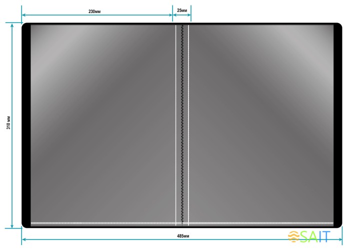 Папка с 20 прозр.вклад. Бюрократ DeLuxe DLV20BBERRY A4 пластик 0.7мм черничный