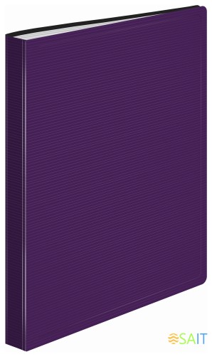 Папка с 20 прозр.вклад. Бюрократ DeLuxe DLV20BBERRY A4 пластик 0.7мм черничный