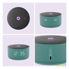 Умная колонка Yandex Станция Мини 3 Алиса бирюзовый 12W 1.0 BT/Wi-Fi (YNDX-00027TRQ)