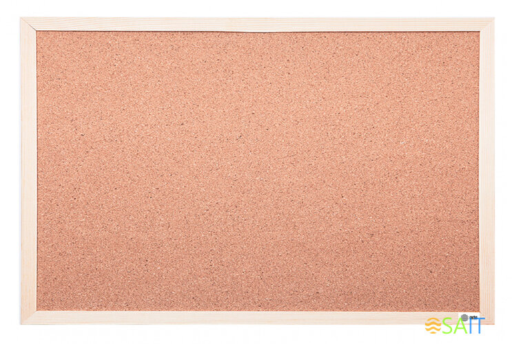 Доска пробковая Cactus CS-CWBD-60X90 пробковая коричневый 60x90см деревянная рама пробка