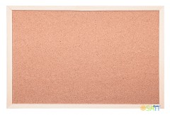 Доска пробковая Cactus CS-CWBD-60X90 пробковая коричневый 60x90см деревянная рама пробка