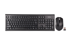 Клавиатура + мышь A4Tech 3000NS клав:черный мышь:черный USB беспроводная Multimedia A4Tech 3000NS