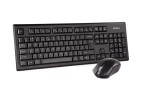 Клавиатура + мышь A4Tech 3000NS клав:черный мышь:черный USB беспроводная Multimedia A4Tech 3000NS