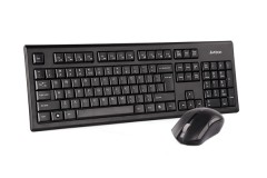 Клавиатура + мышь A4Tech 3000NS клав:черный мышь:черный USB беспроводная Multimedia A4Tech 3000NS
