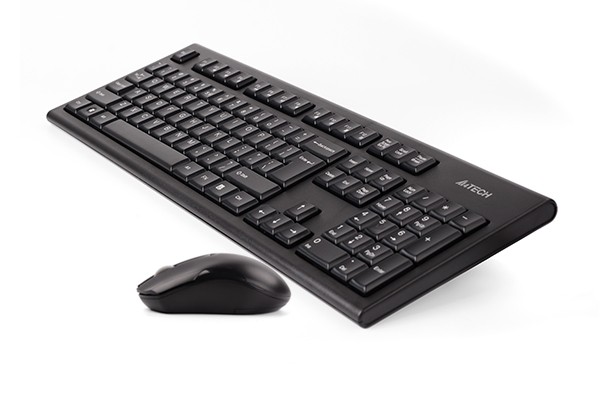 Клавиатура + мышь A4Tech 3000NS клав:черный мышь:черный USB беспроводная Multimedia A4Tech 3000NS