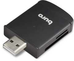 Устройство чтения карт памяти USB2.0 Buro BU-CR-3103 черный