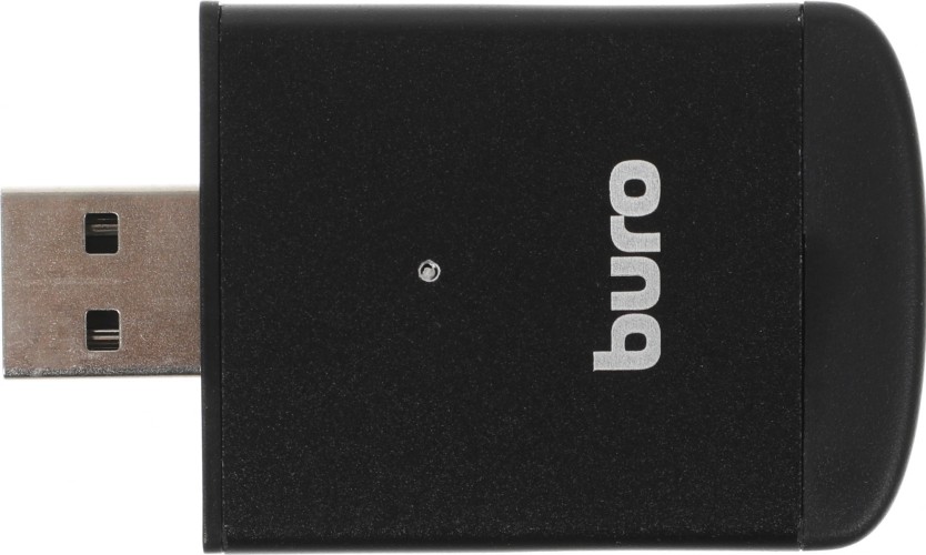 Устройство чтения карт памяти USB2.0 Buro BU-CR-3103 черный