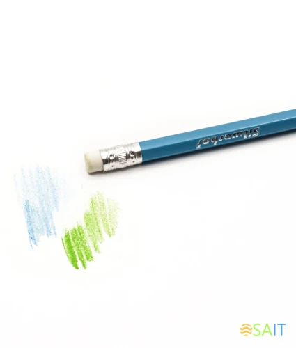 Карандаши цв. Silwerhof Create 3мм шестигран. пластик ассорти 12цв. коробка/европод. ластик