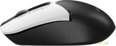 Мышь A4Tech Fstyler FG12 Panda белый/черный оптическая 1200dpi беспров. USB 3but