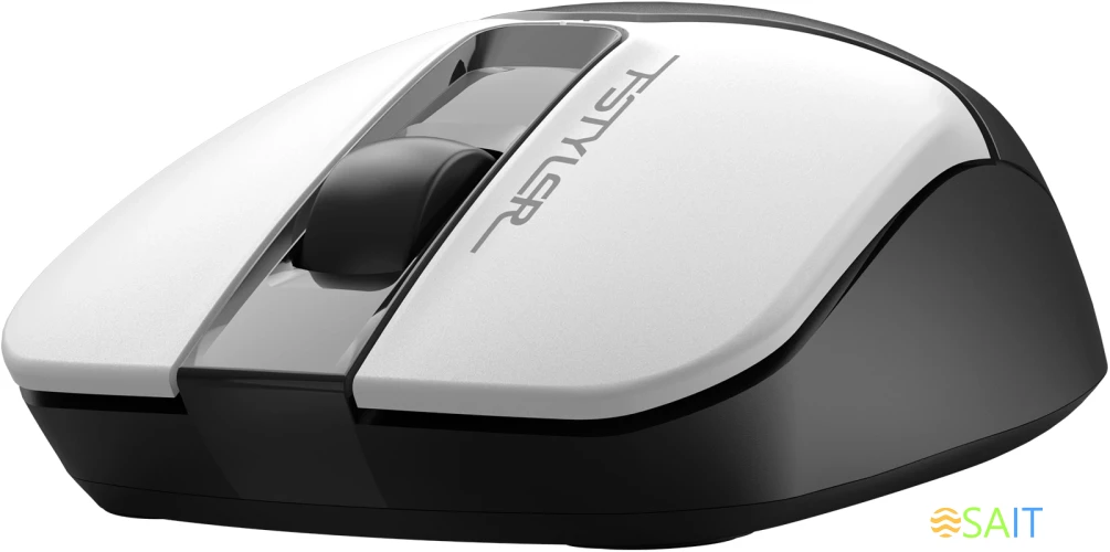 Мышь A4Tech Fstyler FG12 Panda белый/черный оптическая 1200dpi беспров. USB 3but