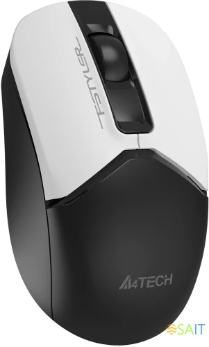 Мышь A4Tech Fstyler FG12 Panda белый/черный оптическая 1200dpi беспров. USB 3but