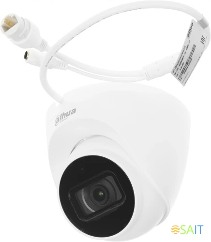 Камера видеонаблюдения IP Dahua DH-IPC-HDW2230T-AS-0360B-S2(QH3) 3.6-3.6мм цв. корп.:белый (DH-IPC-HDW2230TP-AS-0360B-S2)