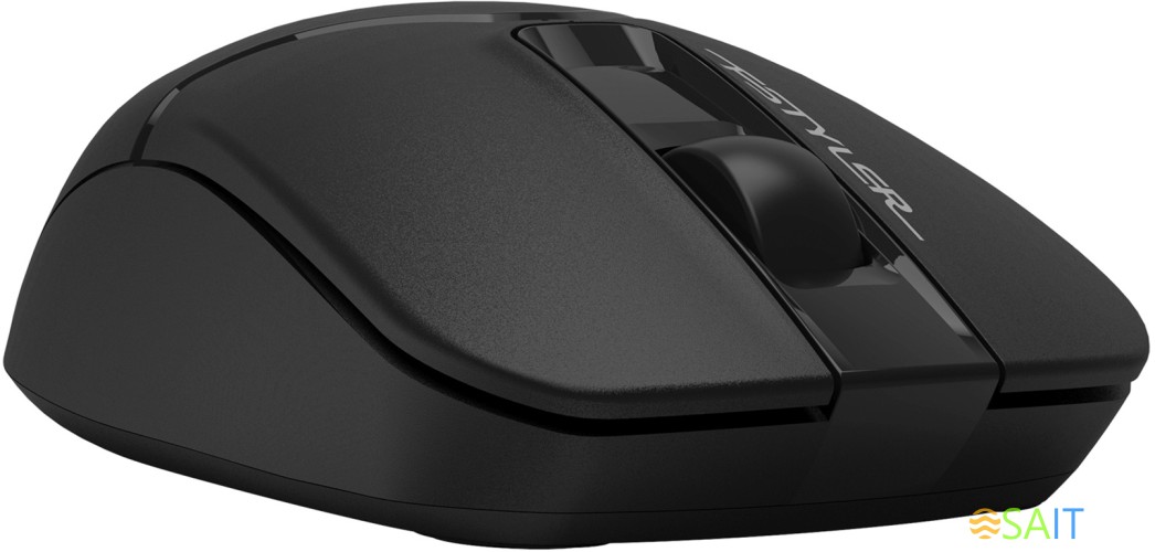 Мышь A4Tech Fstyler FB12S черный оптическая 1200dpi silent беспров. BT/Radio USB 2but (FB12S USB BLACK)