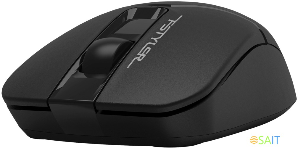 Мышь A4Tech Fstyler FB12S черный оптическая 1200dpi silent беспров. BT/Radio USB 2but (FB12S USB BLACK)