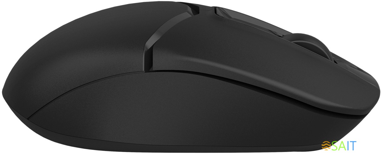 Мышь A4Tech Fstyler FB12S черный оптическая 1200dpi silent беспров. BT/Radio USB 2but (FB12S USB BLACK)
