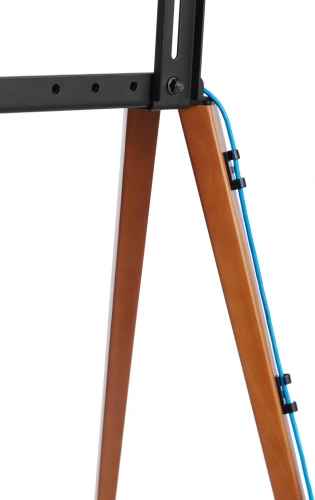 Подставка для телевизора Cactus CS-ST3646BKWN черный/орех 49"-75" макс.40кг напольный