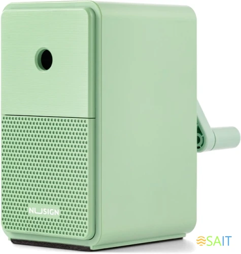 Точилка для карандашей механическая Deli NS077-S-GREEN Nusign 1 отверстие пластик зеленый