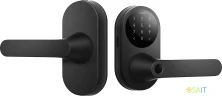 Умный замок Aqara Smart Door Lock U300 навесной разбл.отпеч.паль./код/пар/NFC/прил/мех.кл черный (DL-D02D_BL)