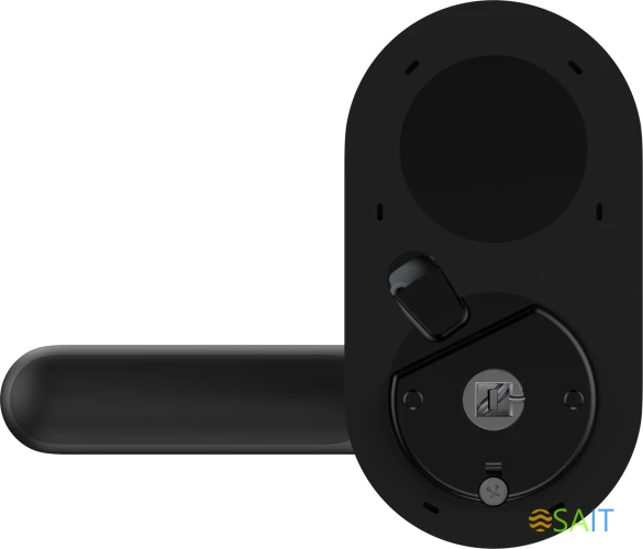 Умный замок Aqara Smart Door Lock U300 навесной разбл.отпеч.паль./код/пар/NFC/прил/мех.кл черный (DL-D02D_BL)