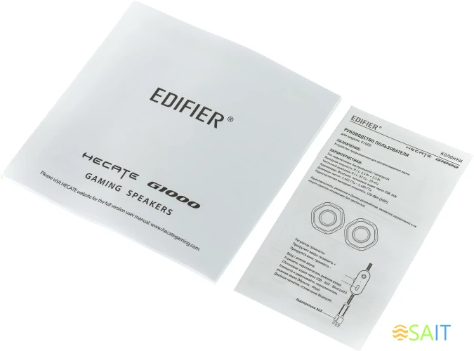 Колонки Edifier G1000 2.0 черный 10Вт BT