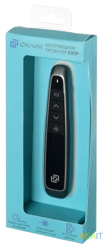 Презентер Оклик 695P Radio USB (30м) черный