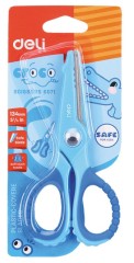Ножницы Deli E6071 Croco детские 134мм сталь ассорти блистер