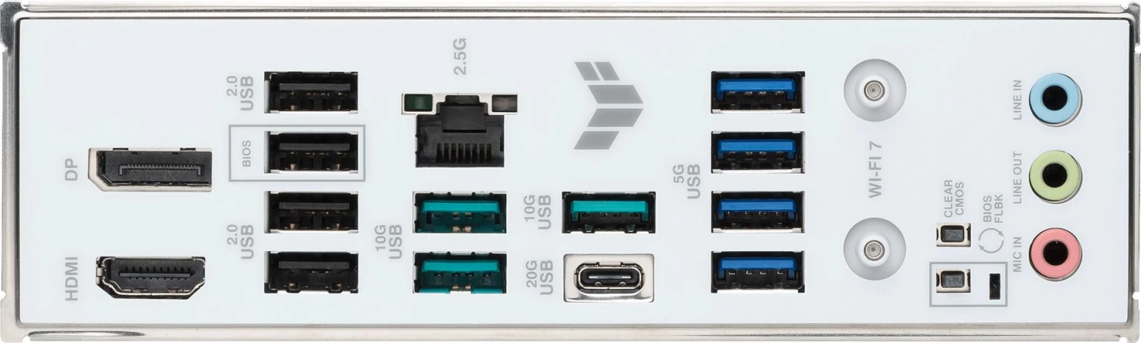 Материнская плата Asus TUF GAMING B850M-PLUS WIFI7 W Socket AM5 AMD B850 4xDDR5 mATX AC`97 8ch(7.1) 2.5Gg RAID+HDMI+DP