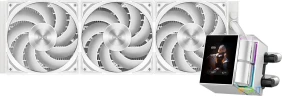 Система водяного охлаждения PcCooler DS360 Display Soc-AM5/AM4/1200/1700/1851 белый 4-pin Al LCD 310W Ret (DS360-WHNWXY-GL)