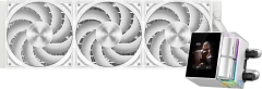 Система водяного охлаждения PcCooler DS360 Display Soc-AM5/AM4/1200/1700/1851 белый 4-pin Al LCD 310W Ret (DS360-WHNWXY-GL)