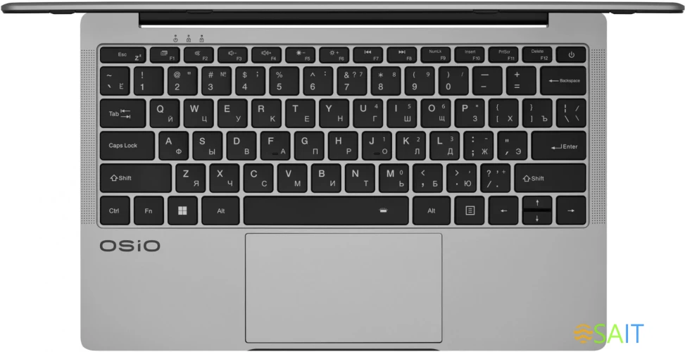 Ноутбук Osio FocusLine F140i-011 Core i5 1155G7 16Gb SSD512Gb Intel Iris Xe graphics 14" IPS FHD (1920x1080) Windows 11 Home grey WiFi BT Cam 6000mAh