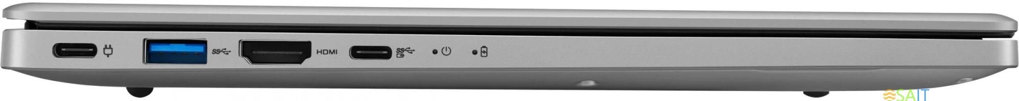 Ноутбук Osio FocusLine F140i-011 Core i5 1155G7 16Gb SSD512Gb Intel Iris Xe graphics 14" IPS FHD (1920x1080) Windows 11 Home grey WiFi BT Cam 6000mAh